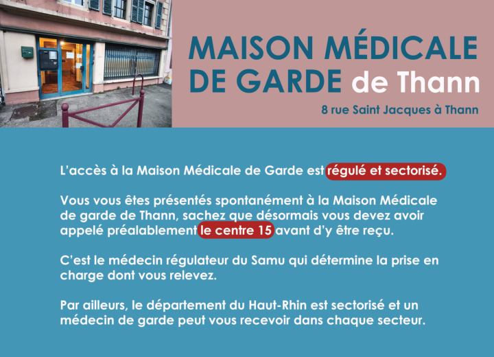 SANTÉ - MAISON MEDICALE DE GARDE DE THANN