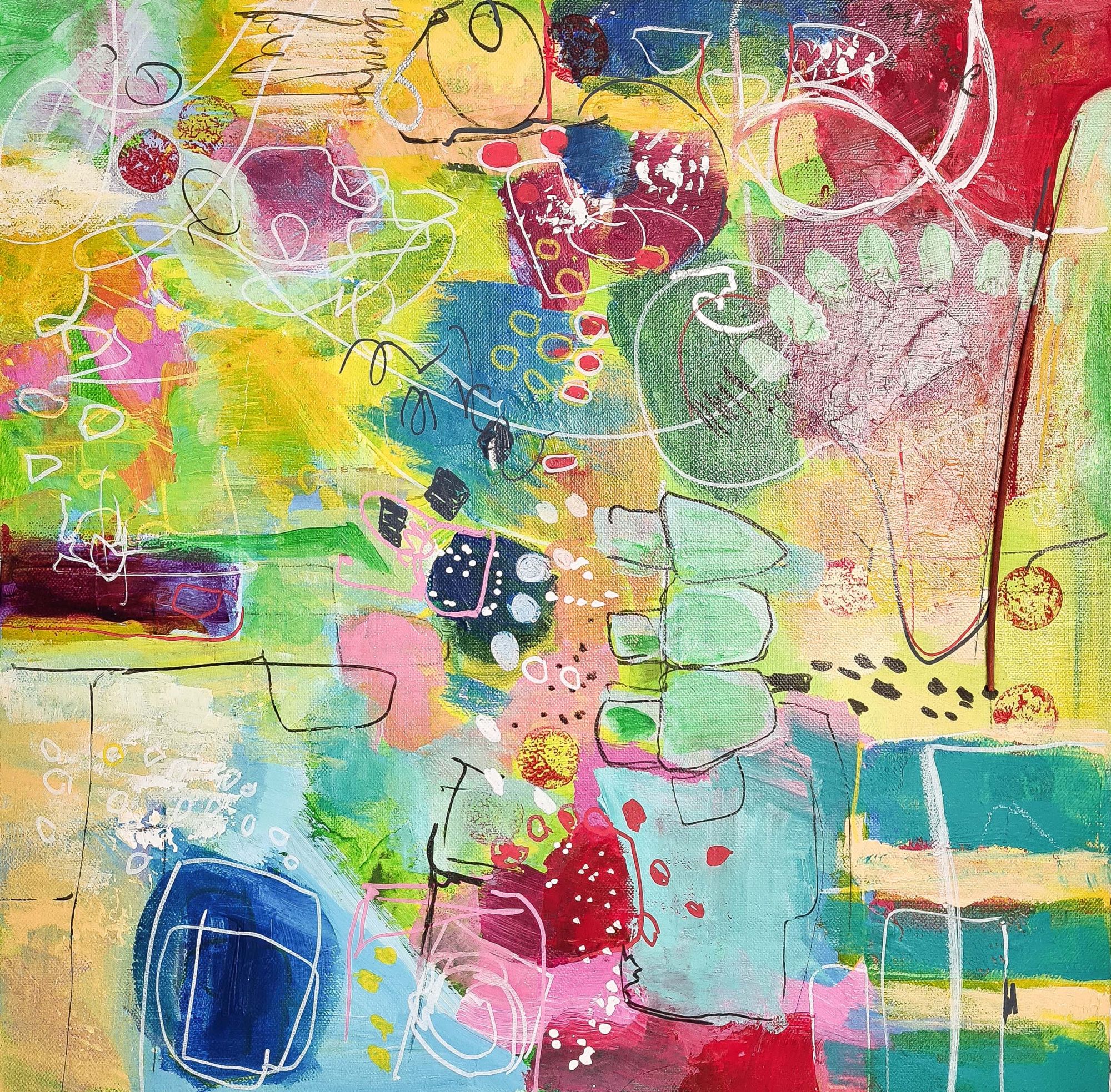 Toile r&eacute;alis&eacute;e par Liliane HERBERZORN et Daniel KAUFFMANN 