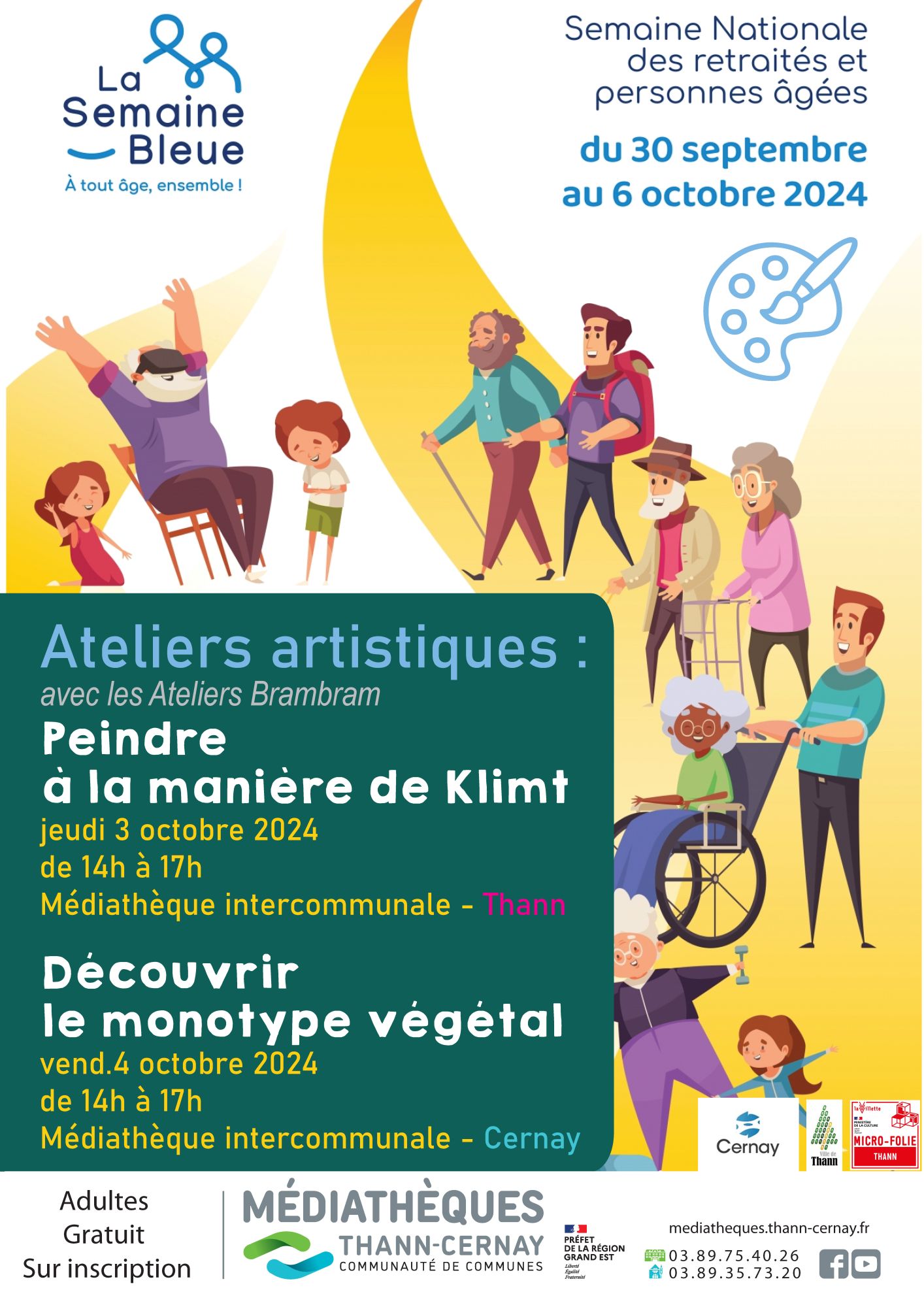 La Semaine Bleue - Ateliers Artistiques