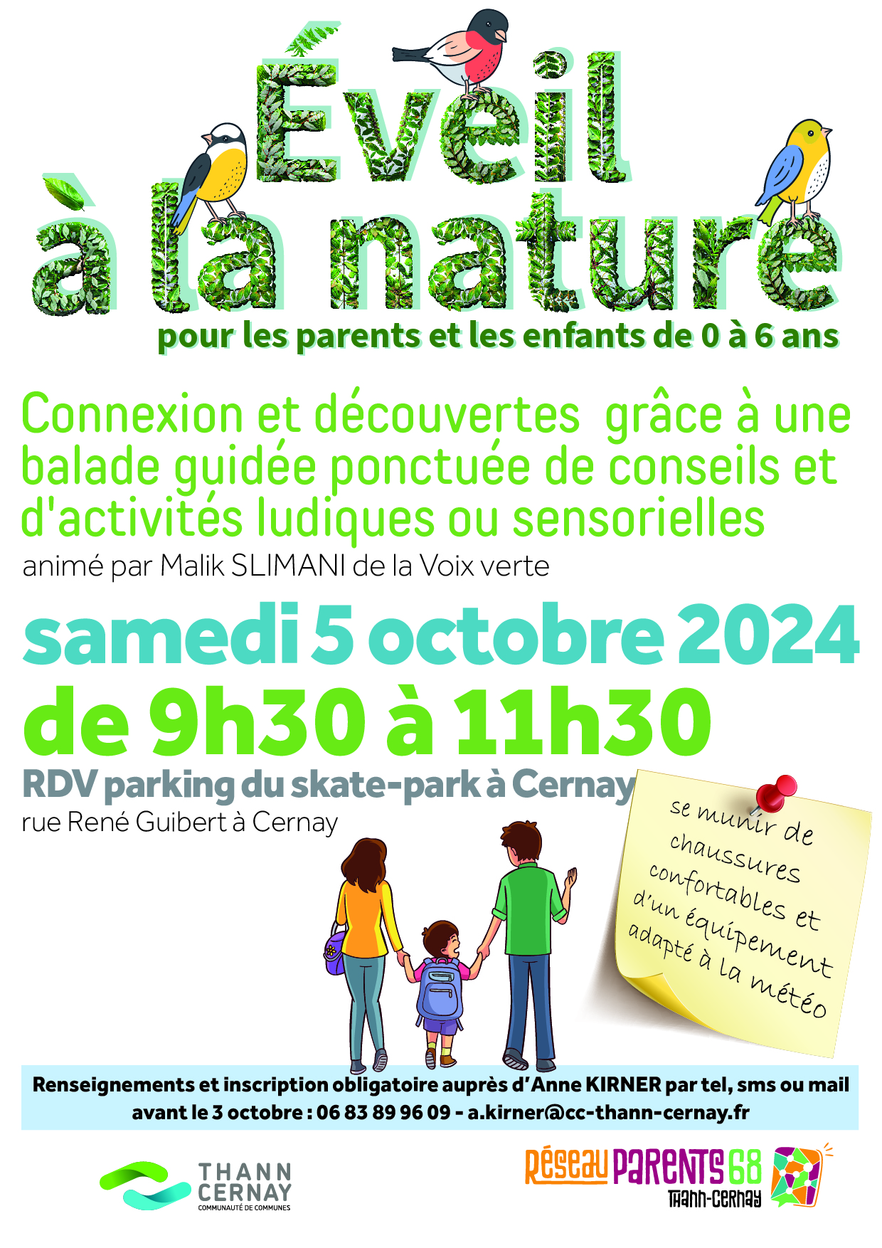 Atelier Parents - Enfants - éveil à la nature