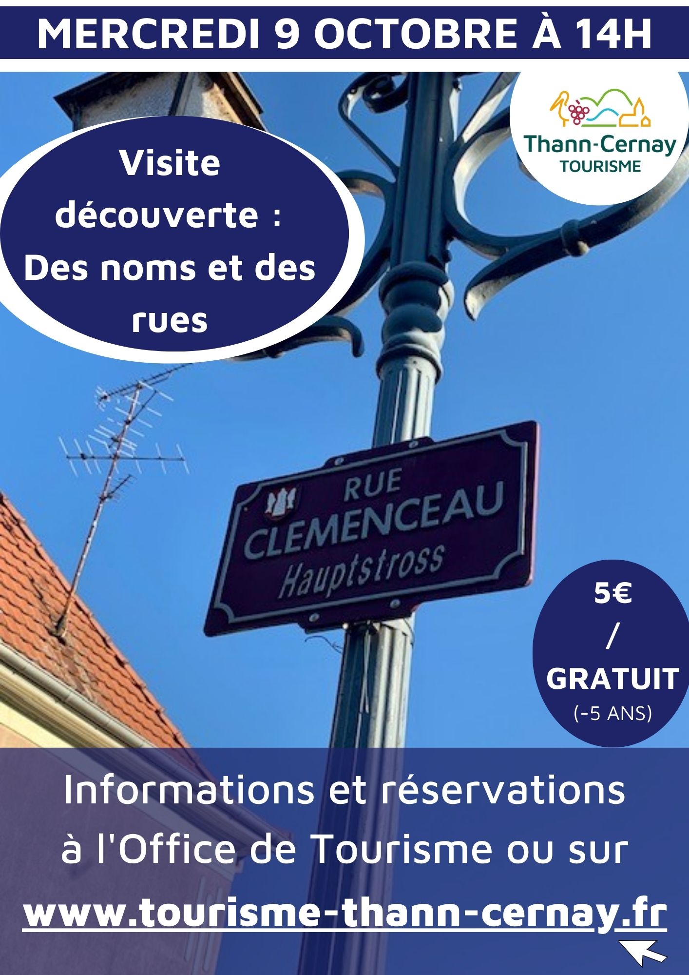 Office du Tourisme de Thann-Cernay - Visite découverte des noms et des rues