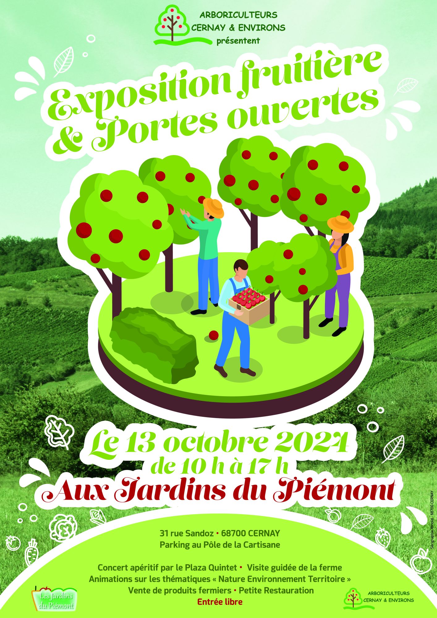 Arboriculteurs Cernay & Environs - Exposition fruitière & Portes ouvertes