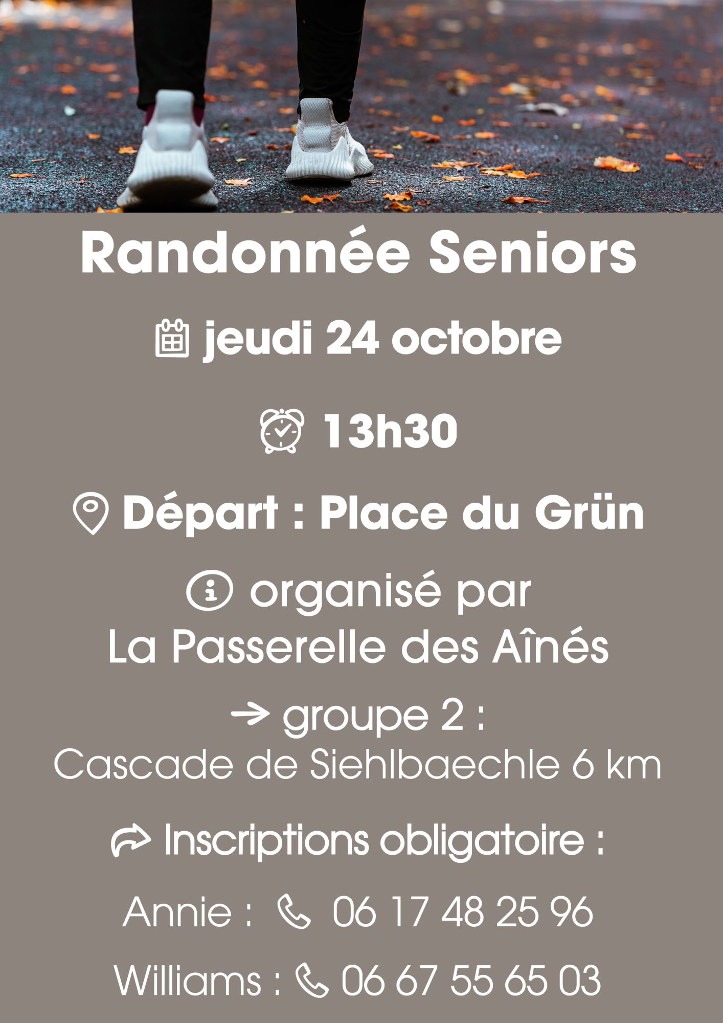 Randonée Seniors avec la Passerelle des Aînés