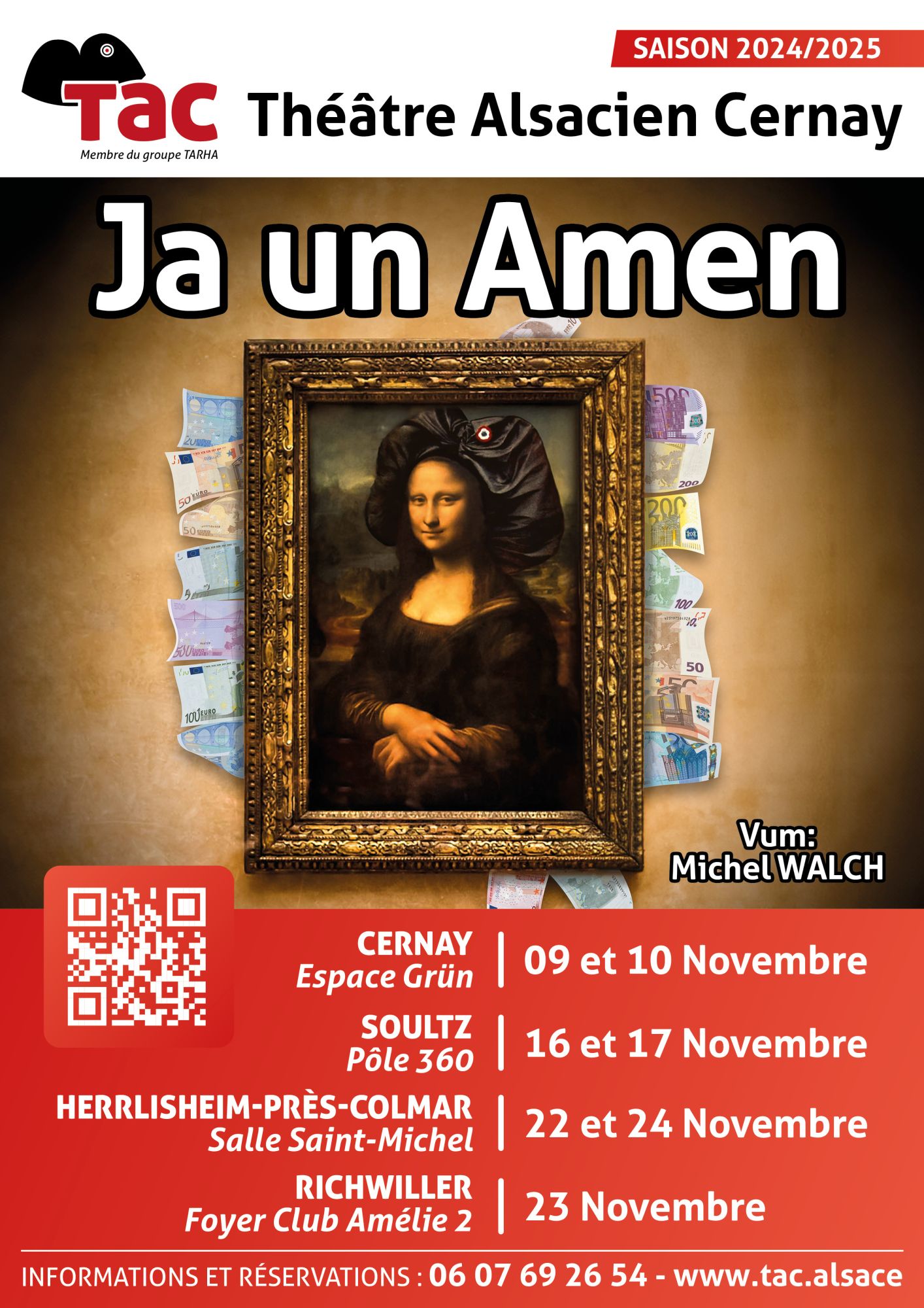 Théâtre Alsacien Cernay - JA UN AMEN 