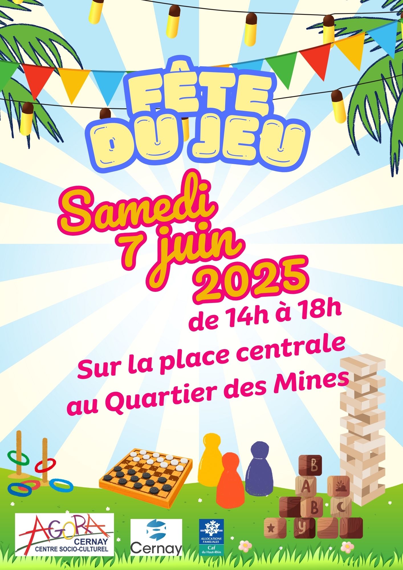 On y voit des guirlandes, des jeux de société