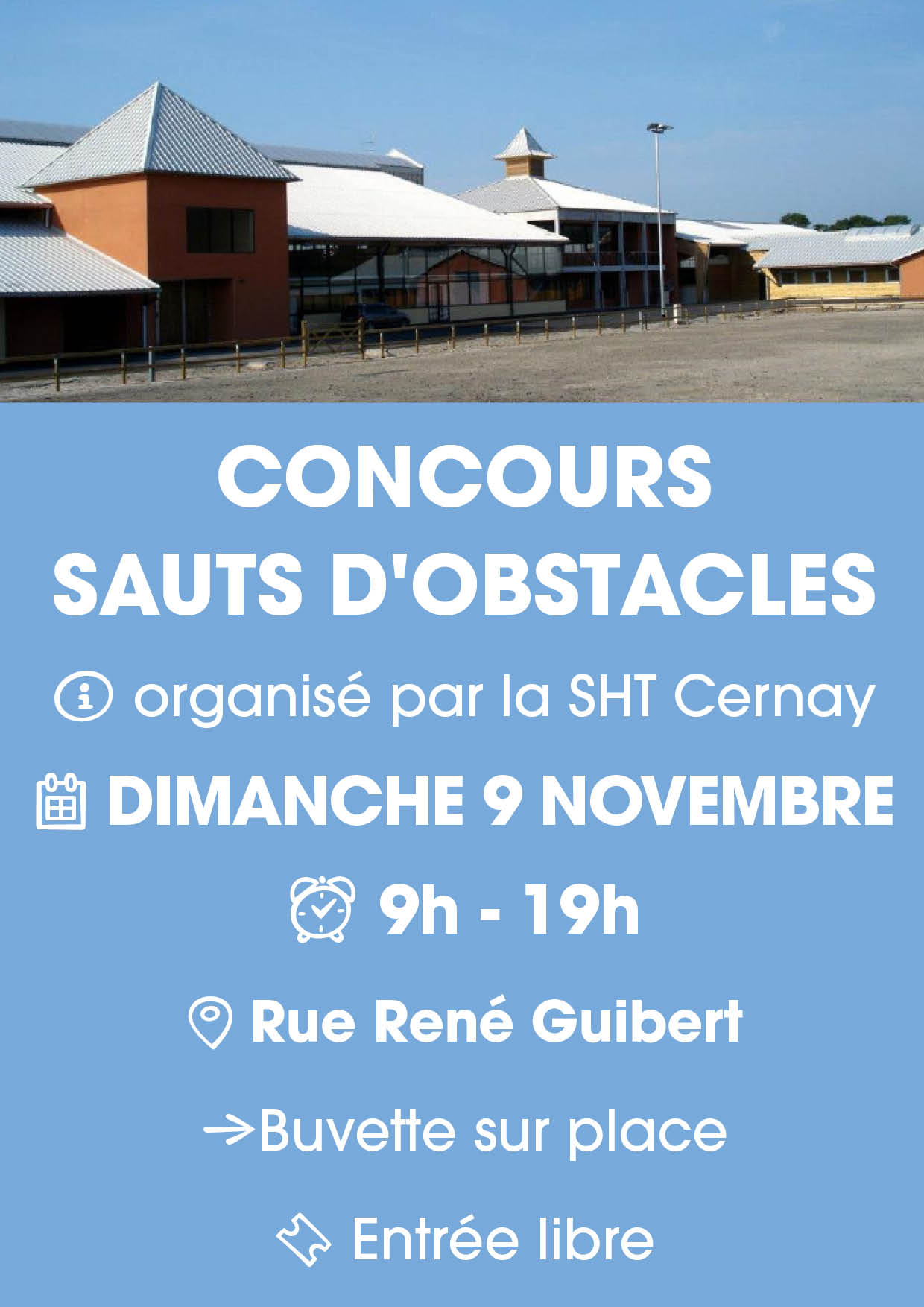 On y voit les bâtiments de la SHT de CERNAY