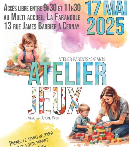 ATLIER JEUX PARENTS-ENFANTS