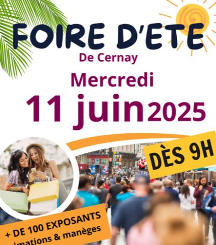FOIRE D'ETE - LES VITRINES DE CERNAY.COM