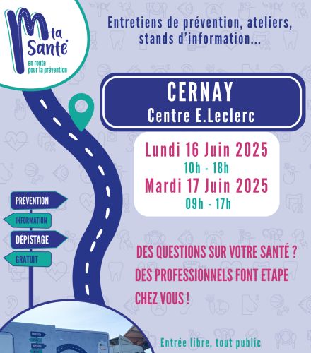 M' TA SANTÉ - EN ROUTE POUR LA PRÉVENTION