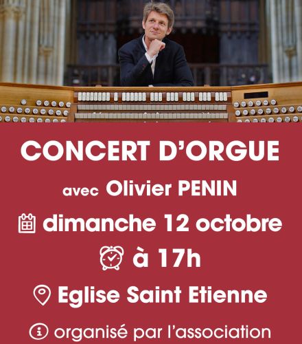 CONCERT D'ORGUE avec OLIVIER PENIN