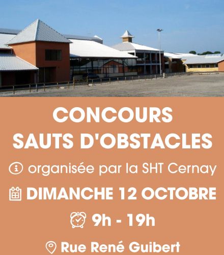CONCOURS SAUTS D'OBSTACLES - SHT CERNAY