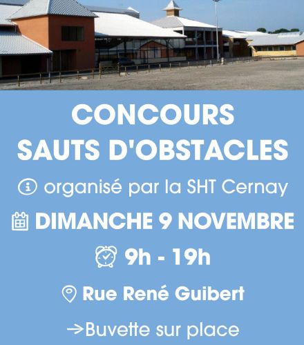 CONCOURS SAUTS D'OBSTACLES - SHT CERNAY