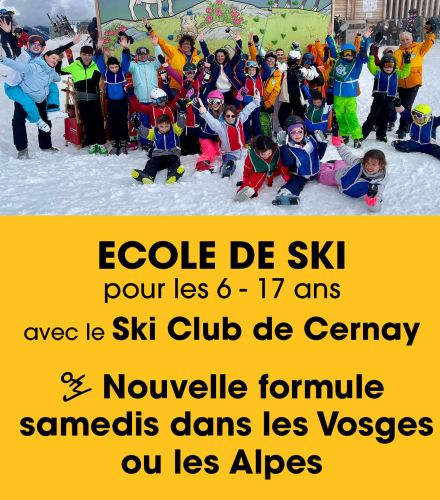 ECOLE DE SKI avec le SKI CLUB DE CERNAY