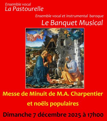CONCERT DE NOËL avec l'ensemble vocal La Pastourelle