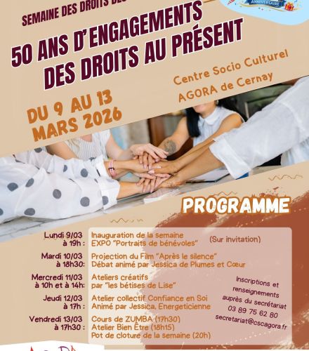 SEMAINE DU DROIT DES FEMMES A AGORA