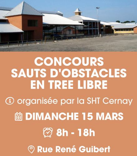 CONCOURS SAUTS D'OBSTACLES - SHT CERNAY