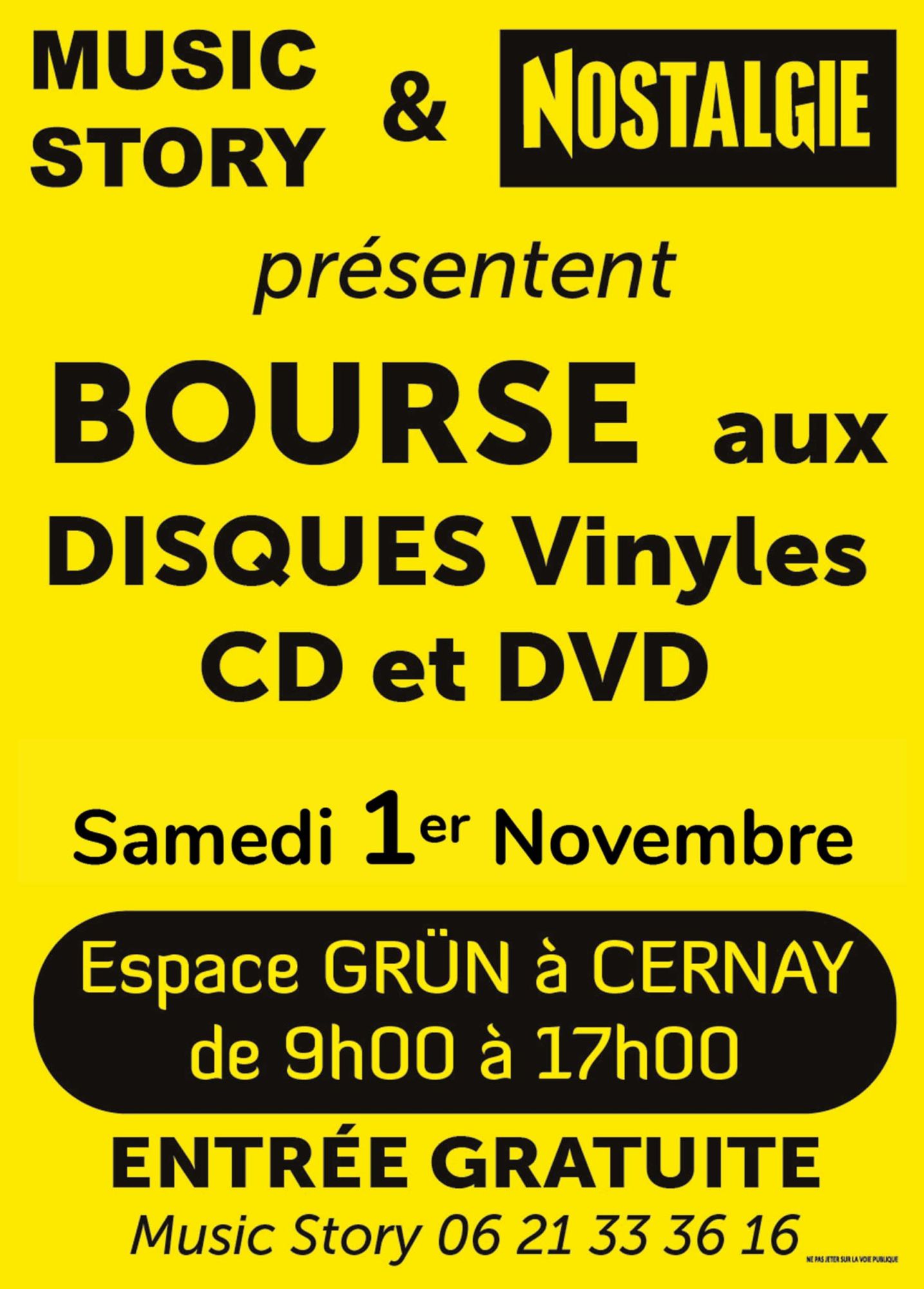 Affiche jaune