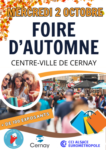 Affiche de la Foire d'Automne du 02/10