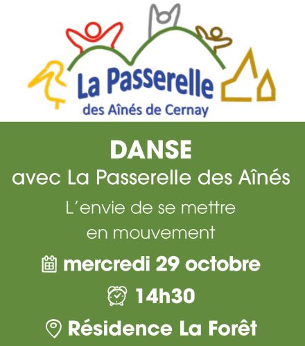 DANSE AVEC LA PASSERELLE DES AINES