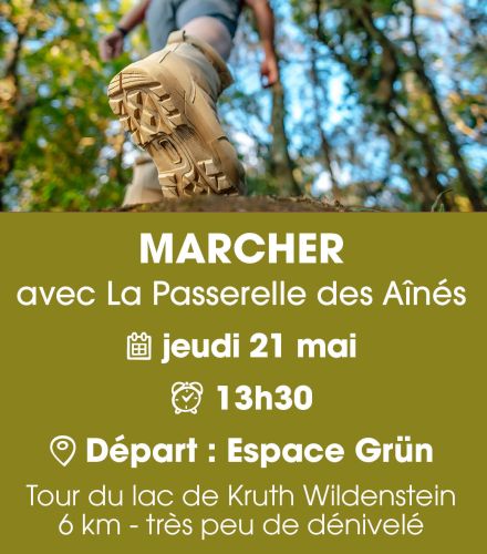 MARCHER AVEC LA PASSERELLE DES AÎNÉS