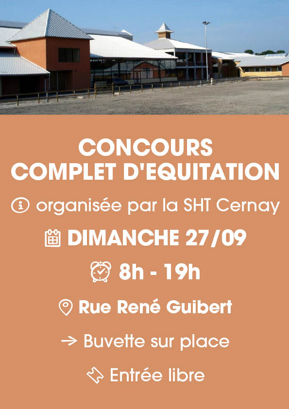 Concours complet d'équitation - le 27-09-26 - Cernay avec la SHT On y voit les batiments de la SHT de Cernay