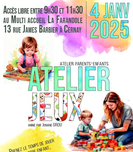 ATELIER PARENTS - ENFANTS