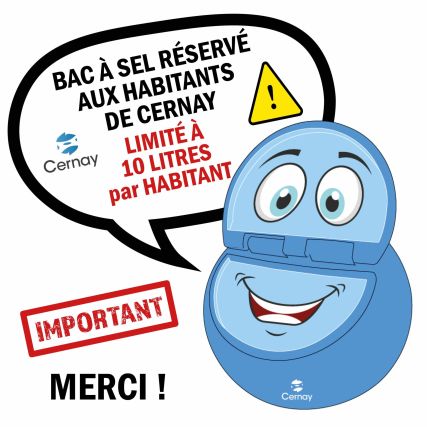 Bac à sel - Cernay - IMPORTANT