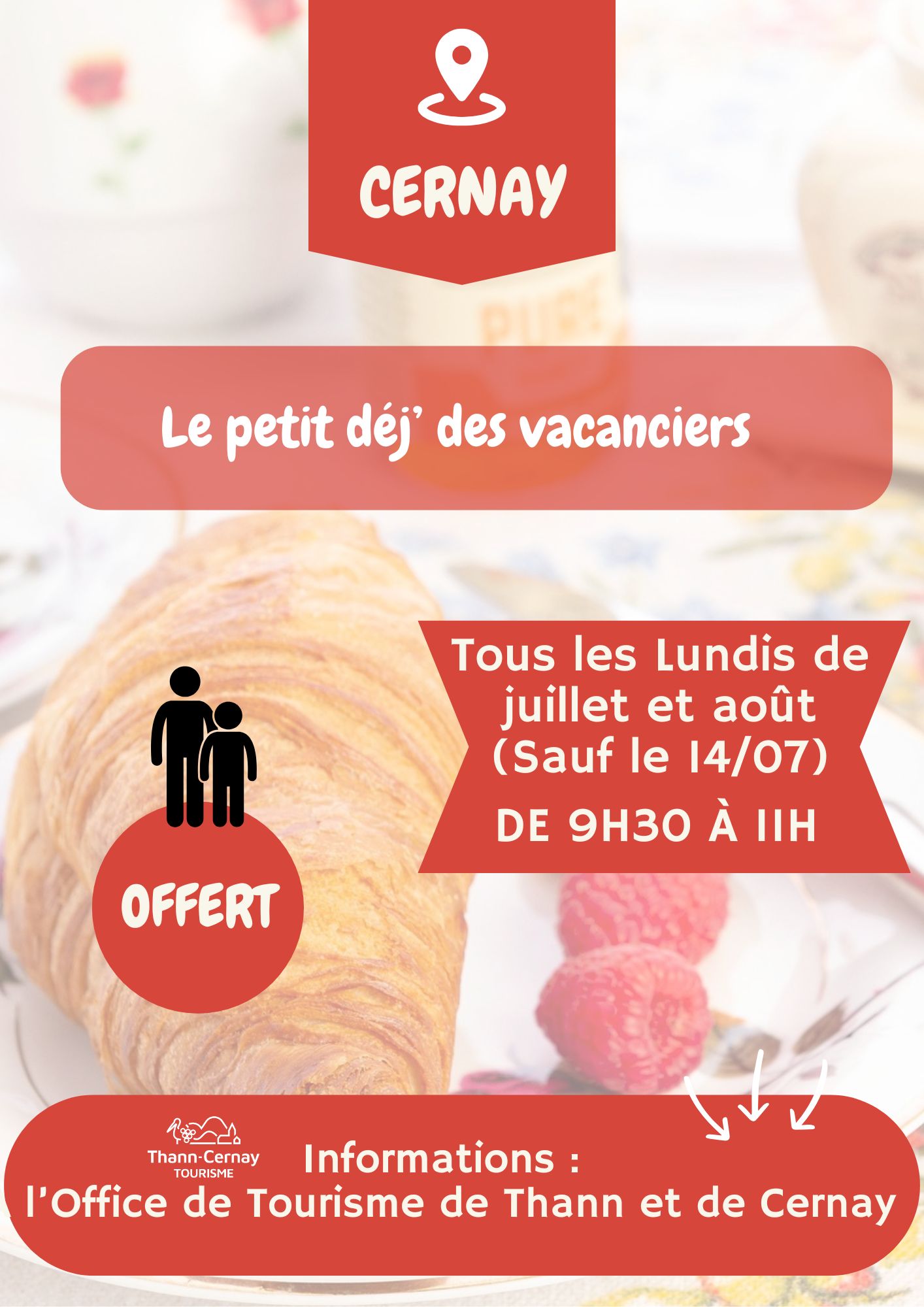 On y voit la photo d'un croissant