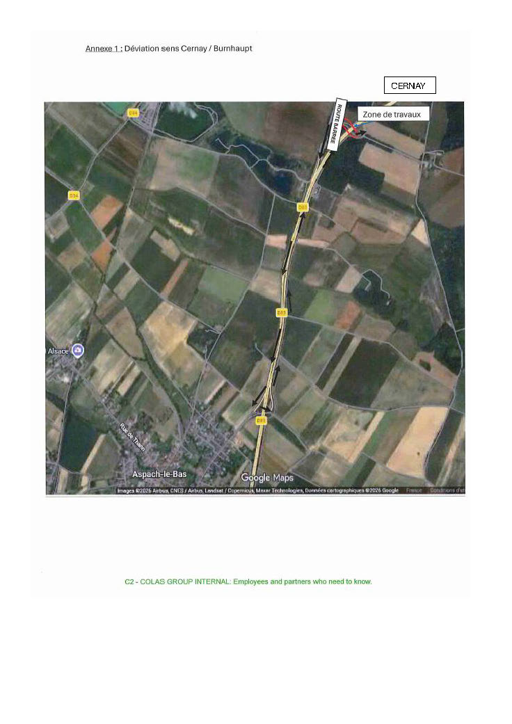 R&eacute;fection pont P0990 - travaux 19-03-26 - plan de d&eacute;viation