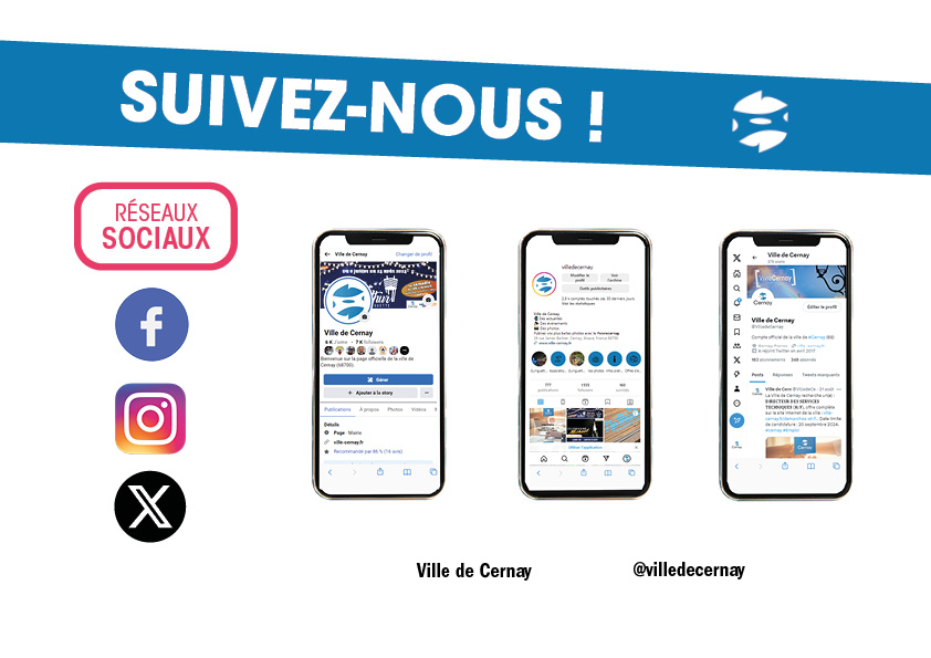Info réseaux sociaux - ville de Cernay